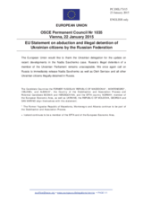 Statement by the Latvian EU Presidency on the abduction and illegal detention of Ukrainian citizens by the Russian Federation