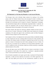 Statement by the Latvian EU Presidency on the situation in and around Ukraine