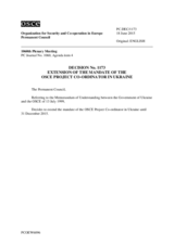 Permanent Council Decision No. 1173