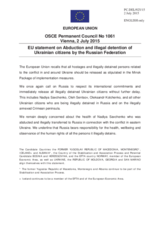 Statement by the Luxembourgian EU Presidency on the abduction and illegal detention of Ukrainian citizens by the Russian Federation