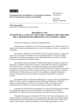 Decisión Nº 4/15 del Foro de Cooperación en materia de Seguridad