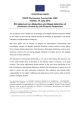 Statement by the Luxembourgian EU Presidency on the abduction and illegal detention of Ukrainian citizens by the Russian Federation