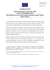 Statement by the Luxembourgian EU Presidency on the sentencing of Estonian police officer Mr. E. Kohver