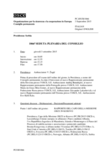 Giornale della 1066a Seduta plenaria del Consiglio permanente