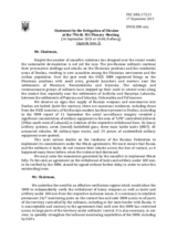 Statement by the Delegation of Ukraine on the situation in and around Ukraine