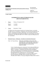 Journal der 1069. Sondersitzung des Ständigen Rates