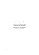 Final Document of the Second Meeting of the CSCE Council of Ministers, Prague, 30-31 January 1992 (it) Final Document of the Second Meeting of the CSCE Council of Ministers, Prague, 30-31 January 1992 (it)