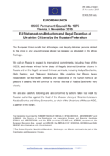 Statement by the Luxembourgian EU Presidency on the abduction and illegal detention of Ukrainian citizens by the Russian Federation