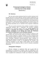 Statement by the Delegation of Ukraine on the situation in and around Ukraine