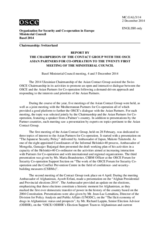Report by the Chairperson of the Contact Group with the OSCE Asian Partners for Co-Operation