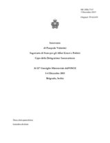 Statement by H.E. Pasquale Valentini, Minister for Foreign and Political Affairs