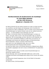 Statement by H.E. Frank-Walter Steinmeier, Minister for Foreign Affairs