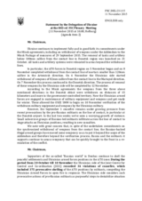 Statement by the Delegation of Ukraine on the situation in and around Ukraine