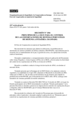 Forum for Security Co-operation Decision No. 3/04 (es)