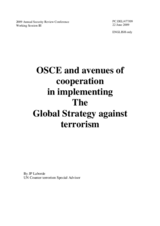 Keynote Presentation by Mr. Jean-Paul Laborde, UN Special Advisor on Counter-Terrorism