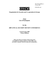 List of Participants