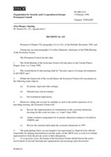 Permanent Council Decision No. 215