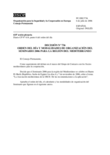 Permanent Council Decision No. 736 (es)