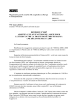 Décision No 1107 du Conseil permanent
