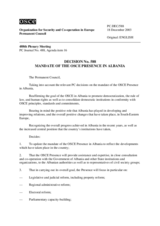 Permanent Council Decision No. 588