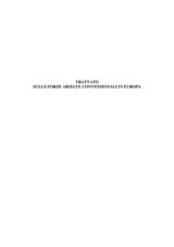 Trattato sulle forze armate convenzionali in Europa