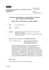 Journal, 2nd Day of the 22nd Ministerial Council 