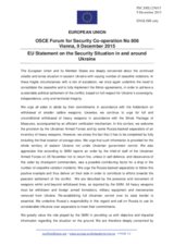 Statement by the Luxembourgian EU Presidency on the situation in and around Ukraine 