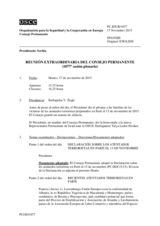 Diario de la 1077ª Sesión extraordinaria del Consejo Permanente 