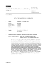 Journal der 1072. Plenarsitzung des Ständigen Rates 