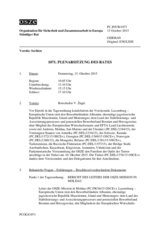 Journal der 1071. Plenarsitzung des Ständigen Rates 