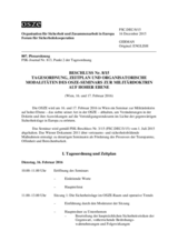 Beschluss Nr. 8/15 des Forums für Sicherheitskooperation