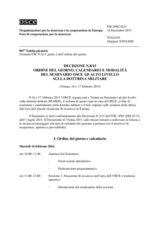 Decisione N.8/15 del Foro di cooperazione per la sicurezza