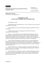 Permanent Council Decision No. 1196