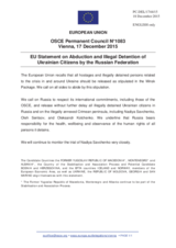 Statement by the Luxembourgian EU Presidency on the abduction and illegal detention of Ukrainian citizens by the Russian Federation