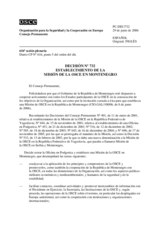 El Consejo Permanente Decisión Nº 732