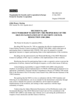 Forum for Security Co-operation Decision No. 6/10