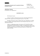 Permanent Council Decision No. 264