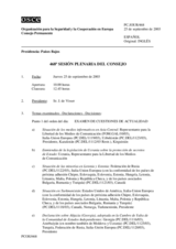 Journal of the 468th Plenary Meeting of the Permanent Council (es)