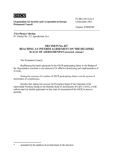 Permanent Council Decision No. 447/Corrected reissue