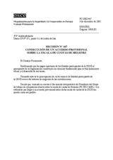 Permanent Council Decision No. 447/Corrected reissue (es)