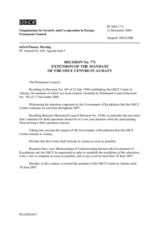 Permanent Council Decision No.771