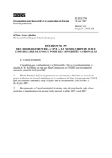 Permanent Council Decision No. 799 (fr)