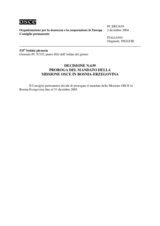 Permanent Council Decision No. 639 (it)