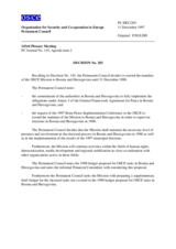 Permanent Council Decision No. 203