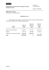 Permanent Council Decision No. 211