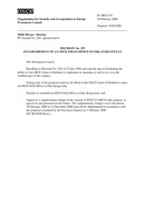 Permanent Council Decision No. 339