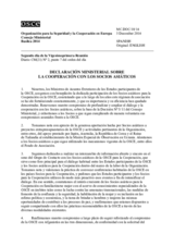 Declaración Ministerial sobre la cooperación con los Socios asiáticos