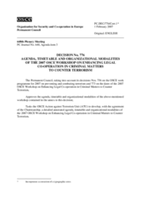 Permanent Council Decision No.776