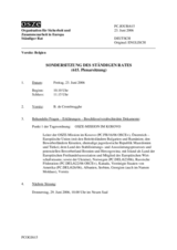 Journal of the 615th Special Plenary Meeting of the Permanent Council (de)