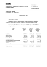 Permanent Council Decision No. 285